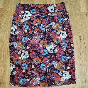 Pencil skirt floral size XL